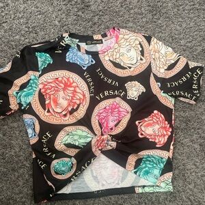 Versace Multicolor Medusa Graphic Tee